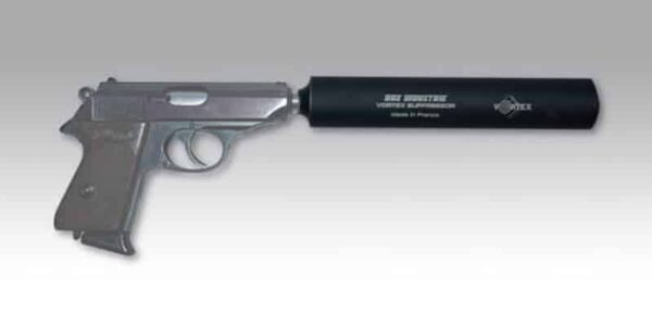Silencieux Vortex PA-32 et Pistolet automatique équipé d'un silencieux