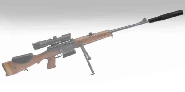 Réducteur de son VORTEX FRF1-2Silencieux Vortex conçu pour FRF1 et 2