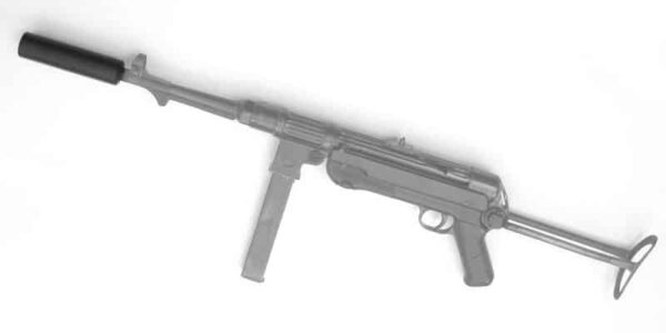 Pistolet mitrailleur MP-40 avec un silencieux Vortex