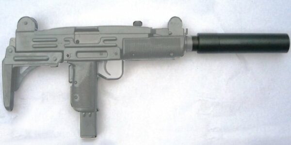 Réducteur de son VORTEX UZI équipé d'un silencieux Vortex