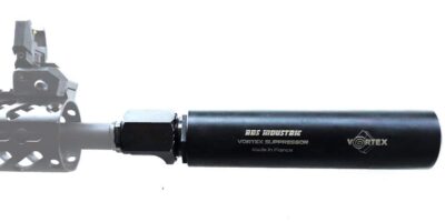 Détail du silencieux VORTEX 9mm PCC
