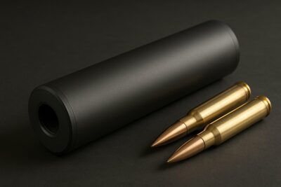 Silencieux gros calibre .308 et munitions .308