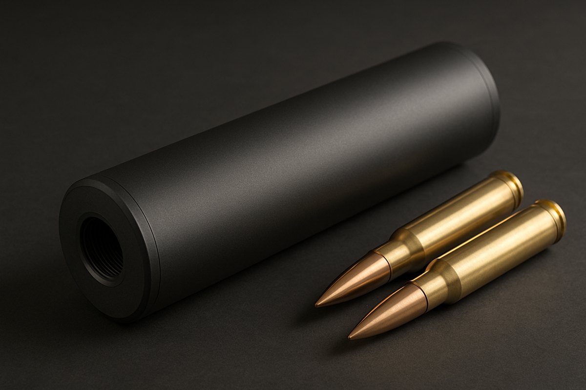 Silencieux gros calibre .308 et munitions .308